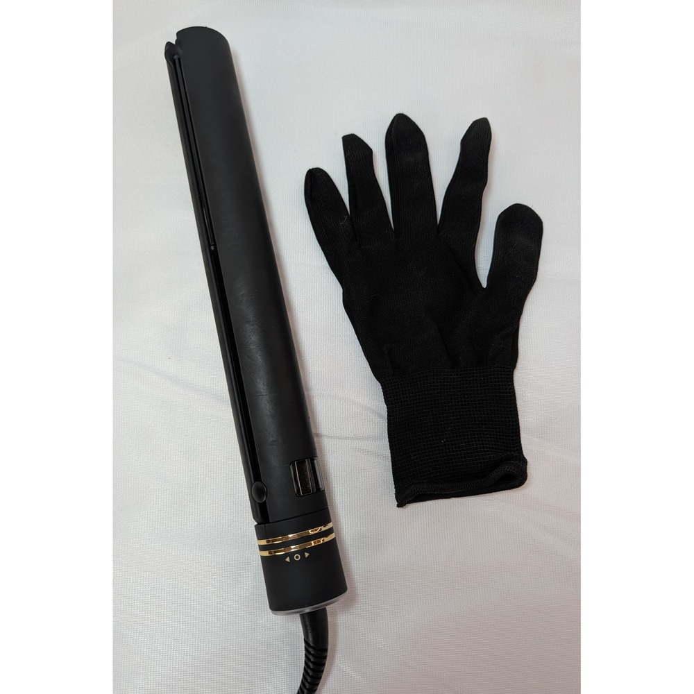 Hot Tools Professional Black Gold Evolve Ionic Flat Iron HT7123BG 1 Inch Black